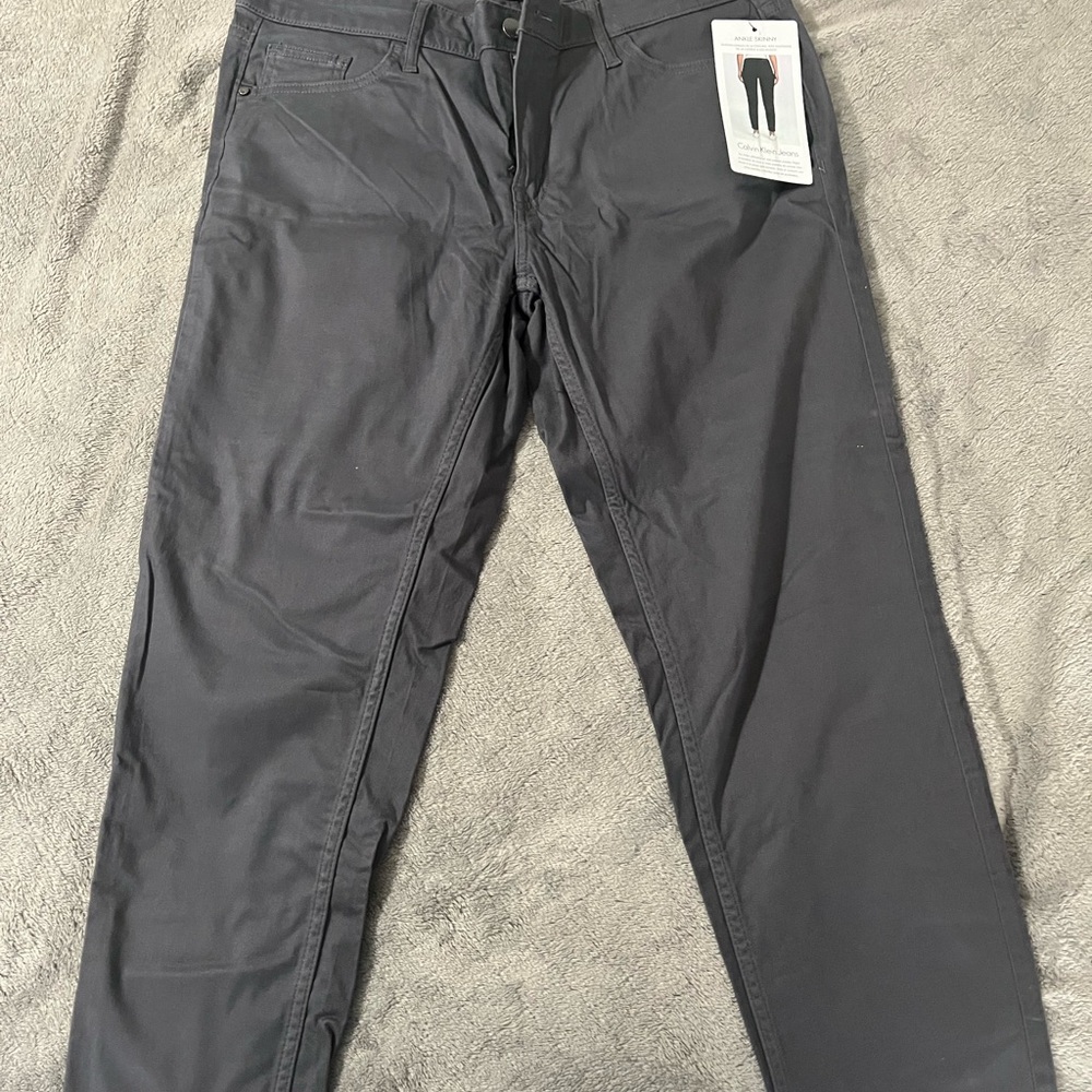 Calvin Klein Women's Gray Pants